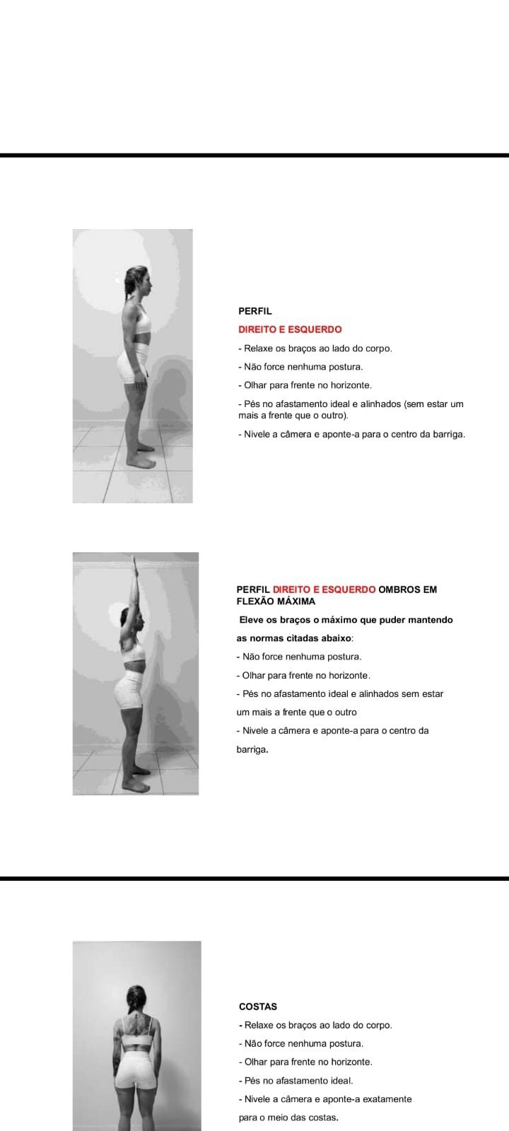 Guia de avaliação postural